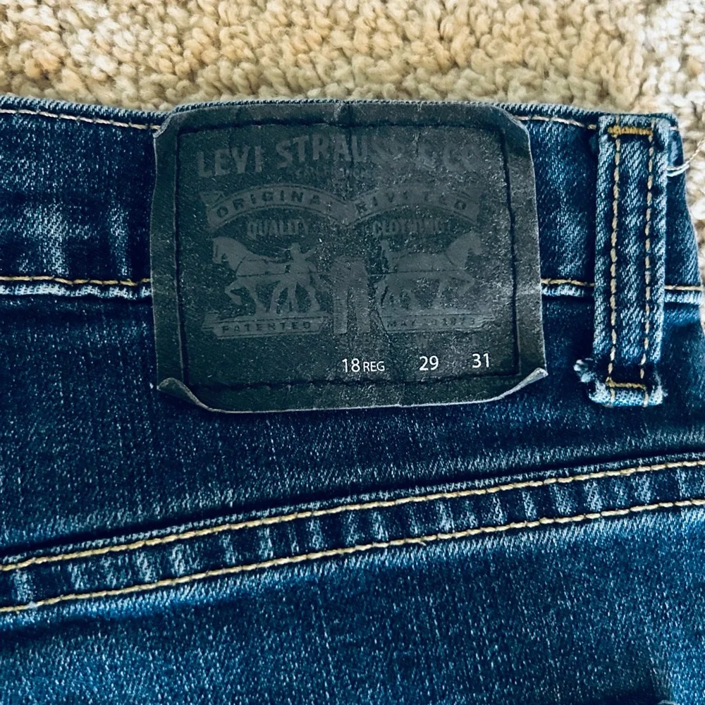 Levi's Kids Dark Blue Jeans - Picture 4 of 8